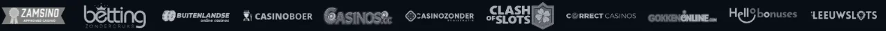 Logobanner van bekende iGaming softwareproviders