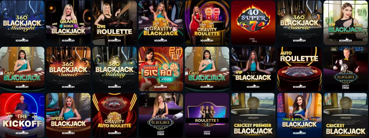 Spelcategorieën overzicht slots live casino tafelspellen