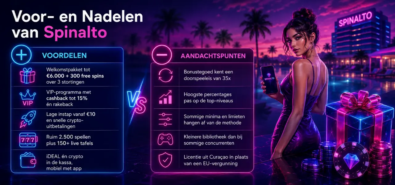Voordelen van Spinalto op een rij